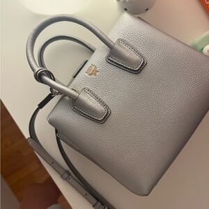 MCM Mini Milla Tote (Silver)